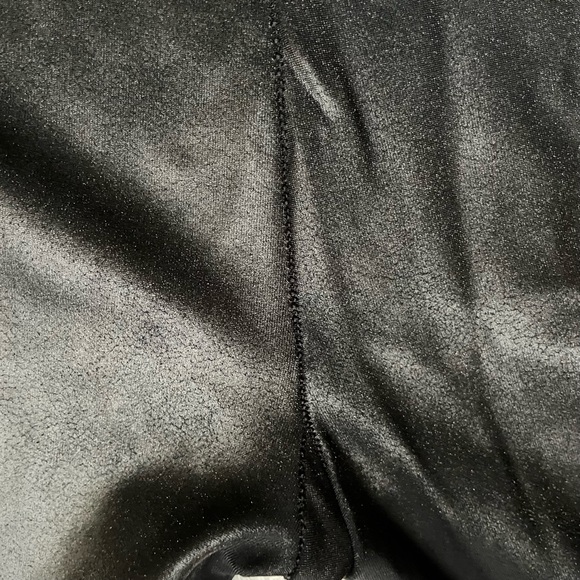 SPANX Faux Leather Side Stripe Leggings 2X Black - Picture 14 of 14